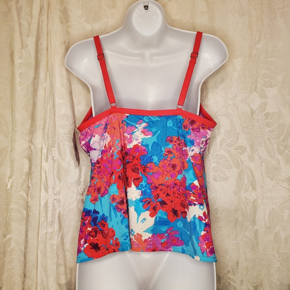 NWT - Reebok Tankini Swim Top XL - Picture 4 of 8